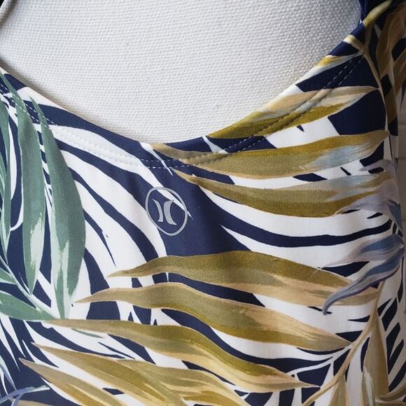 Brand New Hurley Tropical Floral One Piece Bathing Suit Swimsuit size L large - Picture 7 of 9
